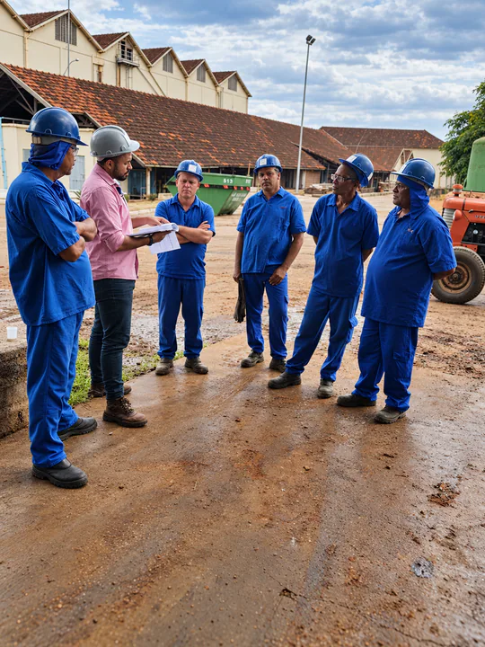 Treinamento de equipe industrial em tema relacionado à NR-13