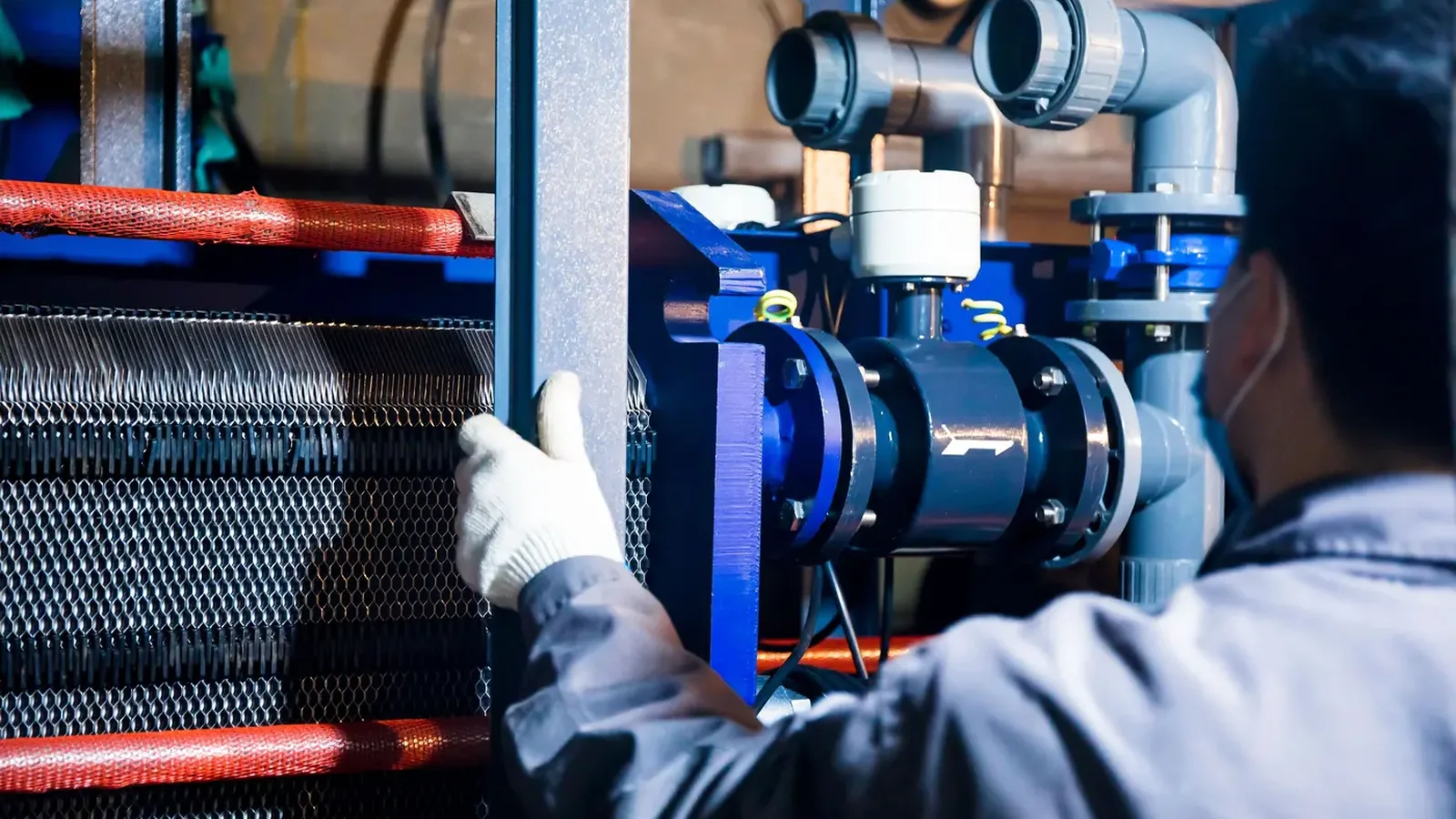 Inspeção de integridade em equipamento pressurizado industrial