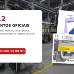 Documentos oficiais da NR-12 com PDFs e proteção de máquinas