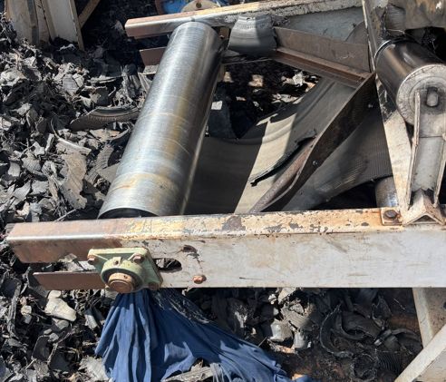 Imagem do local da ocorrência em empresa de processamento de pneus em Maringá, divulgada pelo Corpo de Bombeiros e reproduzida pelo Maringá Post